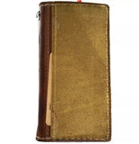 Genuine Leather Case For Apple iPhone 13 12 14 15 16 Pro Max Removable 8 Plus Wallet Book Hand Made Sewing Zamch Green