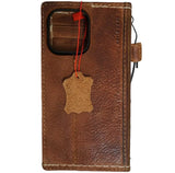 Genuine Leather Case For Apple iPhone 17 16 12 13 14 15 16 Pro Max Air 8 Plus Crafts SE XS Wallet Bible Book Mini Tan HandMade