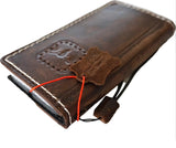 Genuine Leather Case For Apple iPhone 13 12 14 15 16 Pro Max Removable Wallet Book Hand Made Bull