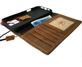 Genuine Leather Case For Apple iPhone 16 13 14 15 16E Pro Max Wallet Book Cover HandMade special Football Vintage