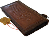 Genuine Leather Case For Apple iPhone 17 16 12 13 14 15 Pro Max Air 8 Plus Bible Crafts SE Wallet Book Mini Diy HandMade Feathers 16E Tan