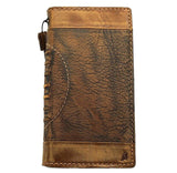 Genuine Leather Case For Apple iPhone 15 14 13 12 11 Pro Max 7 8 plus diy crafts Wrinkled SE XS Wallet Book Vintage Style Card Slots Cover Wireless Full Grain Davis luxury Mini Art Diy Jafo