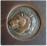 Étui en cuir véritable pour Google Pixel 6 6a 7A 7 8 Pro Book Wallet Support de fermeture magnétique Support rétro Luxe IL Davis 3D Chargement sans fil Art Dark