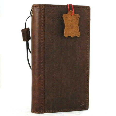 Genuine Leather Case for Nokia C32 Book Wallet Cover Cards Slots Wireless Charging Holder Slim Soft Rubber 5G Davis