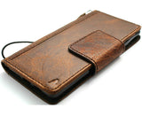 Genuine Leather Case for Google Pixel 6 Pro Book Wallet Magnetic Closure  Holder Tan Retro Stand Luxury Davis 1948 5G Wireless Charging Bm