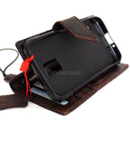genuine italian leather Case fit for Samsung Galaxy S5 active s 5 SM-G870A book wallet handmade il