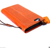 genuine oil cow leather hard case for iphone 5s 5c 5 cover book wallet credit card c s flip handmade luxury ! gift