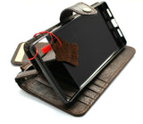 Genuine Leather Case for Google Pixel 6 Book Wallet  Closure Holder Dark Retro Stand Luxury Davis 1948 5G Wireless Charging IL