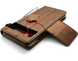 Genuine Leather Case for Google Pixel 6 Book Wallet Magnetic Closure  Holder Tan Retro Stand Luxury IL Davis 1948 5G wireless Charging aRT