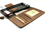 Genuine Leather Case for Google Pixel 6 Book Wallet Magnetic Closure  Holder Tan Retro Stand Luxury IL Davis 1948 5G wireless Charging aRT