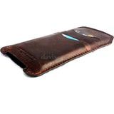 genuine italian leather Case for apple iphone 6 plus solt  book wallet cover credit cards free shipping