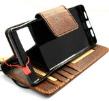 Genuine Leather Case for Google Pixel 6 Book Wallet Magnetic Closure  Holder Tan Retro Stand Luxury IL Davis 1948 5G wireless Charging aRT