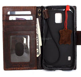 genuine italian leather Case fit for Samsung Galaxy S5 active s 5 SM-G870A book wallet handmade il