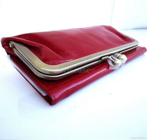 Genuine leather woman bag design red purse Vintage tote Handbag christmas m Wine