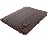 Genuine Leather for iPad 10.2 10.5 10.9 11 Pro Case cover Magnetic 2024 2025 13 Air 9.7 10Th 9Th 8Th 7Th 6Th  A2072 A2589 A2435 A3269
