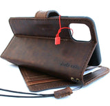 Étui en cuir véritable pour Google Pixel 4, support de livre, support rétro de luxe, fermeture IL Davis 1948, chargement sans fil