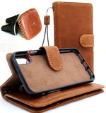 Genuine real leather for Apple iPhone XS MAX case cover wallet credit holder magnetic book tan Removable detachable luxury holder slim Jafo