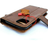 Véritable étui en cuir véritable pour Google Pixel 4 XL Book Wallet Support fait main Fermeture rétro Luxe IL Davis 1948 huilé