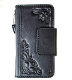 Étui en cuir véritable pour Google Pixel 6 6A 7A 7 8 Pro Book Wallet Support de fermeture magnétique Support rétro Luxe Chargement sans fil Décorations intégrées Noir