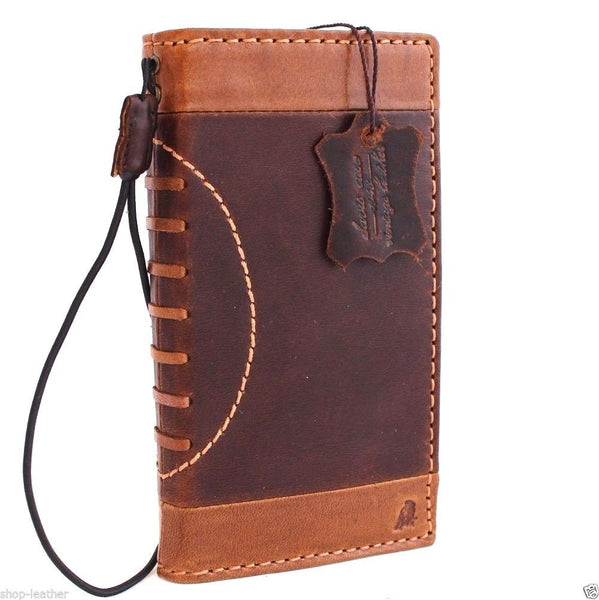 Genuine italian leather iPhone 6 6s case cover with wallet credit holder sprort s