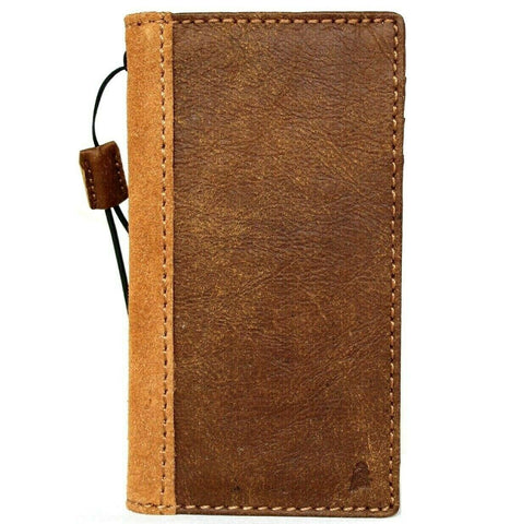 Genuine Leather Case for Google Pixel 5a 5G Book Wallet Full Cards Holder Suede Style Stand Luxury Davis 1948