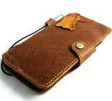 Genuine Slim Leather Case for Google Pixel 5 Book Wallet Holder Retro Stand Luxury Tan 5G Wireless Charging DavisCase