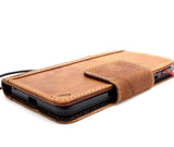 Genuine Real Leather Case for Google Pixel 2 XL Book Wallet Handmade Retro soft holder magnetic closure Tanned IL Davis