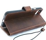 Véritable étui en cuir véritable pour Google Pixel 4 XL Book Wallet Support fait main Fermeture rétro Luxe IL Davis 1948 huilé