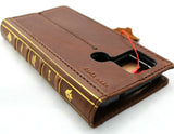 Genuine Dark Leather Case for Google Pixel 5a 5G Book Bible Design Wallet Cards Holder Retro Stand Luxury IL Davis 1948