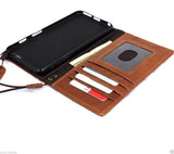 genuine italian leather case for iphone 6 plus cover book wallet band credit card id business slim flip davis case AU daviscase