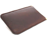 genuine leather Case for apple iphone 7 plus / 6 plus / iphone 6s plus thin classic cover slim holder brown daviscase