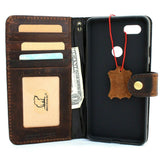 Étui en cuir souple véritable pour Google Pixel 3 XL Book Wallet Support fait main Retro Luxury Davis 1948
