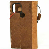 Genuine Leather Case for Google Pixel 5a 5G Book Wallet Full Cards Holder Suede Style Stand Luxury Davis 1948