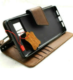 Genuine Leather Case for Google Pixel 6 Book Wallet Magnetic Closure  holder Retro Stand Luxury IL Davis 5G  wireless Charging  Chocolate color