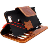 Véritable étui en cuir véritable pour Google Pixel 2 livre portefeuille fait à la main magnétique rétro luxe AU slim Davis