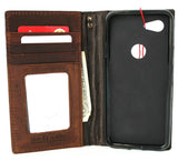 Genuine Real Leather Case for Google Pixel 3A Book Wallet Handmade soft holder Retro Luxury Davis 1948 prime