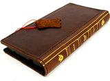 Genuine Dark Leather Case for Google Pixel 5a 5G Book Bible Design Wallet Cards Holder Retro Stand Luxury IL Davis 1948