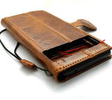 Genuine Leather Case for Google Pixel 6 Book Wallet Magnetic closure  holder Tan Retro Stand Luxury IL Davis 1948 5G wireless charging