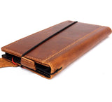 Étui en cuir véritable tanné pour Google Pixel 2 XL Book Wallet Porte-monnaie fait à la main Rétro Luxe slim IL Davis 1948