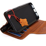 Véritable étui en cuir véritable pour Google Pixel Book portefeuille fait à la main rétro magnétique luxe IL slim rfid R