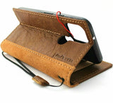 Genuine Leather Case for Google Pixel 5a 5G Book Wallet Full Cards Holder Suede Style Stand Luxury Davis 1948