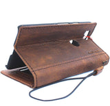 Véritable étui en cuir véritable pour Google Pixel 2 Book Wallet fait à la main rétro luxe IL slim Davis