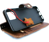 Étui en cuir véritable pour Google Pixel 4, support de livre, support rétro de luxe, fermeture IL Davis 1948, chargement sans fil