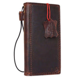 Véritable étui en cuir véritable pour Google Pixel 2 XL Book Wallet Porte-monnaie fait à la main Rétro Luxe IL Davis 1948