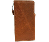 Genuine Leather Case for Google Pixel 6 Pro Book Wallet Magnetic closure  Tan holder Retro Stand Luxury IL Davis 1948 5G wireless charging