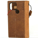 Genuine Soft Leather Case for Google Pixel 5 Book Wallet Full Holder Suede Design Luxury Slim Wireless Charging Davis 1948