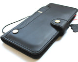 Étui en cuir véritable pour Google Pixel 6 6a 7a 7 8 pro Livre Portefeuille Fermeture Support Rétro Stand Luxe IL Davis 1948 5G Chargement sans fil Noir