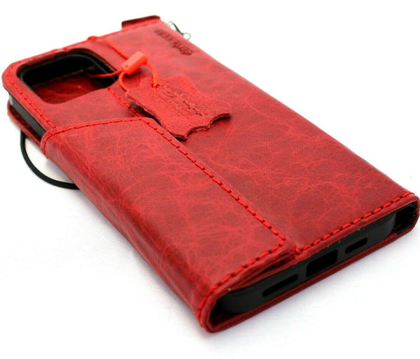 apple credit card sleeve Genuine Red Leather Wallet Case For Apple iPhone 11 Pro Max Cover Cred – DAVISCASE