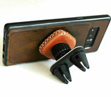 Genuine Natural leather case for iPhone 7 cover wallet credit holder book Removable handmade luxury rubber + Magnetic Car Holder