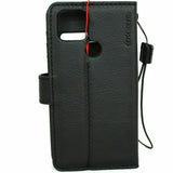 Genuine Black Leather Wallet Case for Google Pixel 5 Book Cards Holder Retro Stand Luxury wireless charging 5G Davis 1948